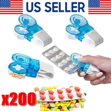 1-500Pcs Portable Pill Taker Anti Pollution Medicine Popper Tablet Dispenser