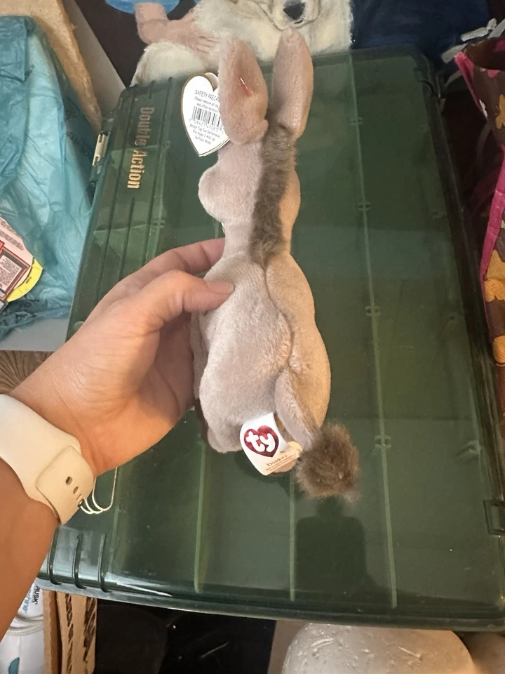 Beanie Baby Donkey (Shrek) TY coleccionable Foto 2 de 2
