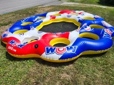 WOW Sports Tube A Rama - 10 Person Inflatable Lounge for Pool & Lake (13-2060)