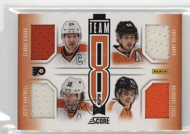 2013 Score Team 8s Trikots Brayden Schenn Scott Hartnell Laughton Tye McGinn g5i