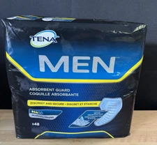 Tena Moderate Absorbency Men's Incontinence Pads - 48 Count