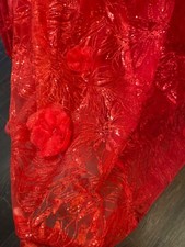 red quinceanera dress ball gown