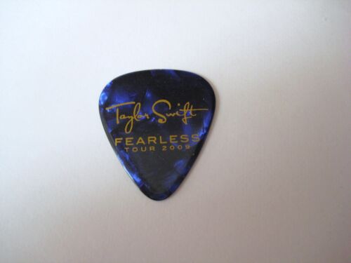 Taylor Swift Signature Guitar Pick Fearless Tour 2009 Verizon Ultra Rare - Picture 1 of 2