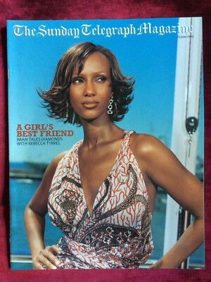 SUNDAY TELEGRAPH mag 15/06/2003 IMAN Aaron Stanford Slick Rick Andrew Halsey UK