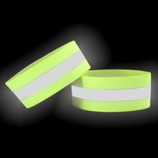 4 Pcs Reflective Wrist Strap Night High Visibility Wristbands