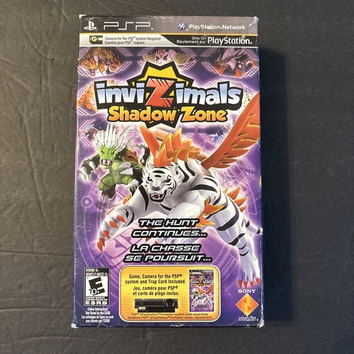 SEALED Invizimals Shadow Zone Hunt Continues PSP Camera Bundle Trap Card NEW