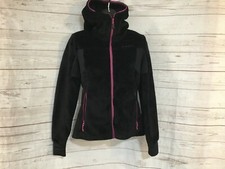 Quechua Decathlon Women’s Jacket Black Hooded Zipper Front 2xs