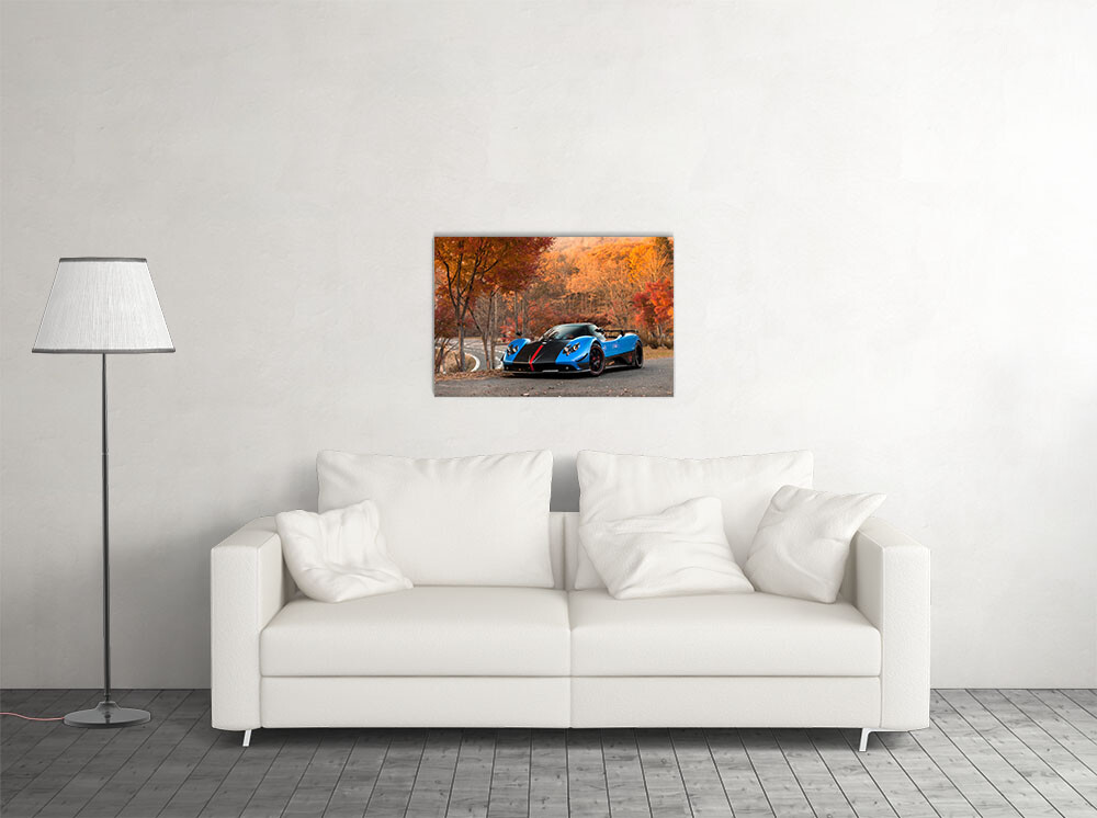 Pagani Zonda Cinque Roadster Racing Car Auto Wall Art Home Decor