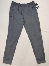 Quicksilver Mesh DryFlight Fleece Knit Jogger Charcoal Gray Mens NWT $100 NEW