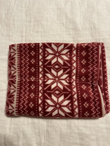Malden Mills Polarfleece 2 St. Weihnachtsstern rot Kissenbezüge von Berkshire 20”X30” - Bild 3 von 4