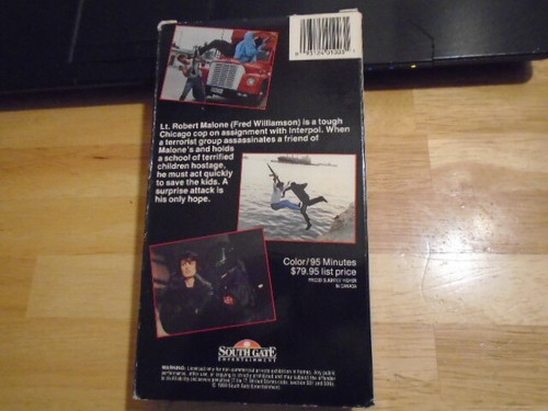 RARE OOP Black Cobra II VHS film 1989 blaxploitation Fred Williamson spider-man - Picture 2 of 2