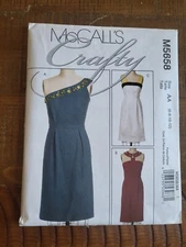 Uncut McCall's 5658 Sleeveless Dress Evening Embellished Beaded Pattern 6-12