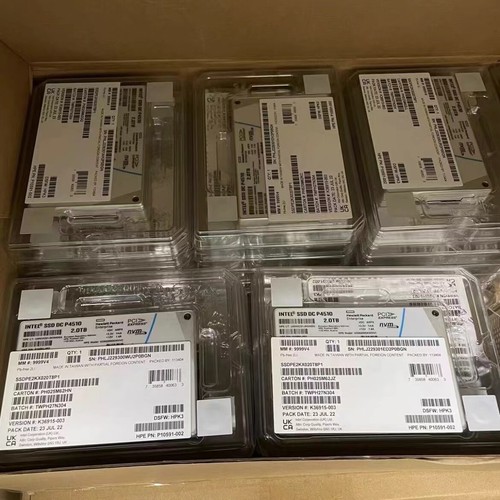 Intel 2TB SSD P4510 NVME U.2 2.5" SSDPE2KX020T8P1 Solid State Drive DSFW:HPK3 - Bild 2 von 2