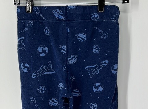 Carters EUC lot of 2 jogger sweatpants boys Size 14 Gray Blue Dinosaurs Space - Picture 7 of 13