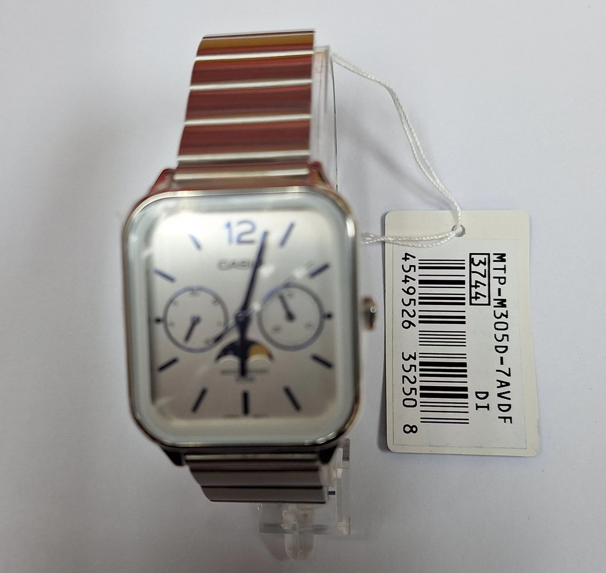 Orologio Da Polso CASIO MTP-1260PD-7BEF Analogico Uomo Acciaio Quad