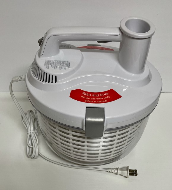 Westinghouse SaladXpress Pusher WST2002 Salad Spinner White for sale
