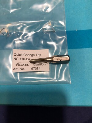 VOLKEL #67084 NC #10-24 SQUARE DRIVE QUICK CHANGE TAP GERMANY