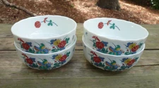 Arita kakiemon Style Set of 4 Bowls Japan
