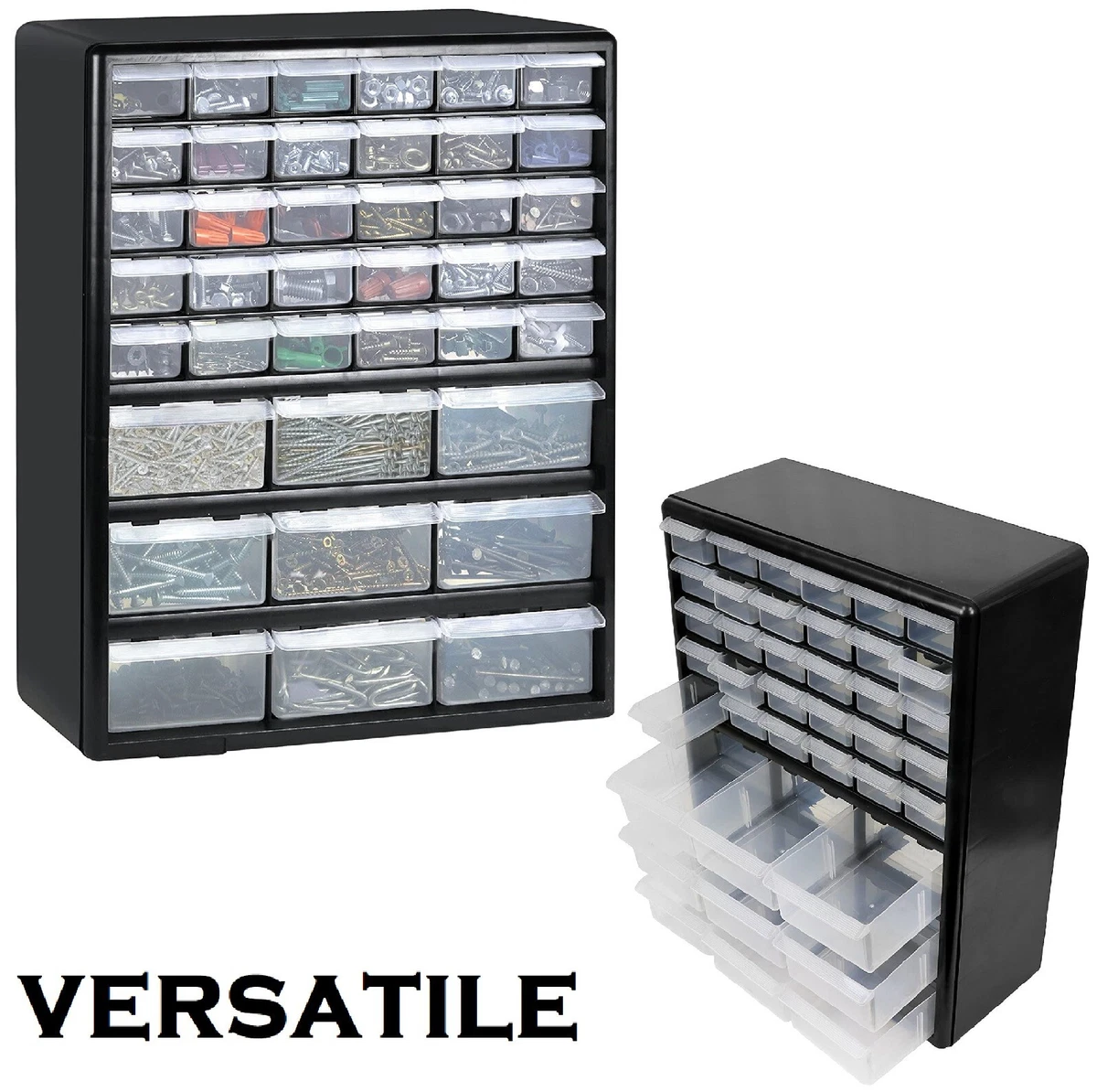 Small Parts Organizer Hardware Craft Screw Organizer Bin Storage Cabinet  Drawer