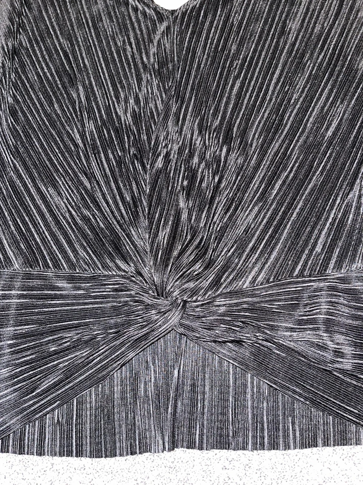 NWT Womens Apricot Blouse, Size 10, Black, Twist Knot, Lightweight, (13) - Image 2 of 4