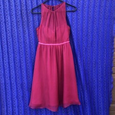 BHLDN Hitherto (Anthropologie) High Neck Black Cherry Bridesmaid Dress- 0