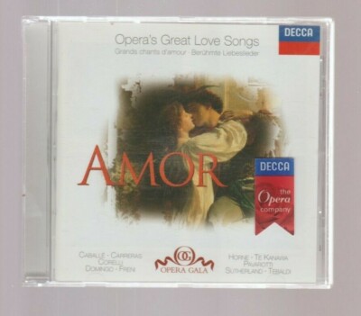 AMOR, Operas Great Love Songs, Decca 1998, CD, Zust. 1-2