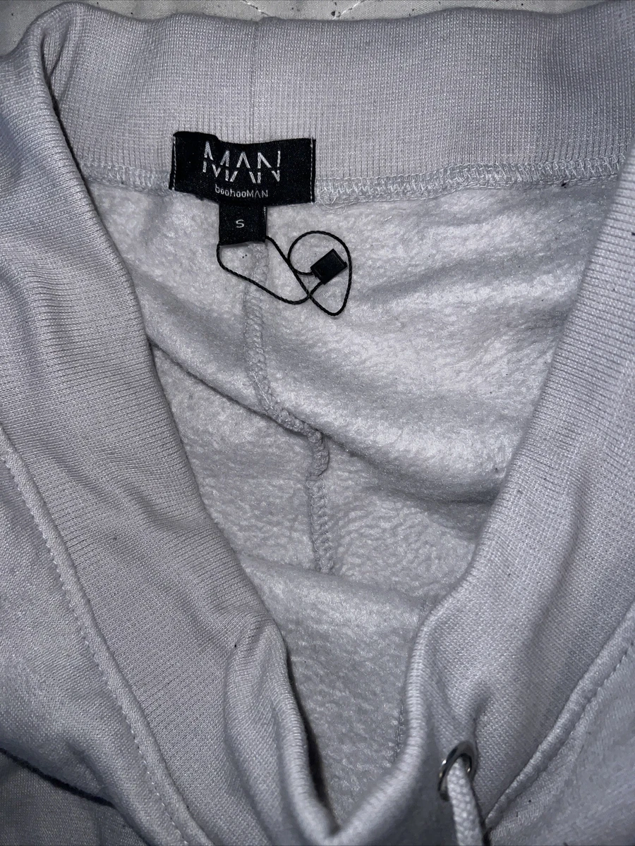 Boohooman grey best sale shorts