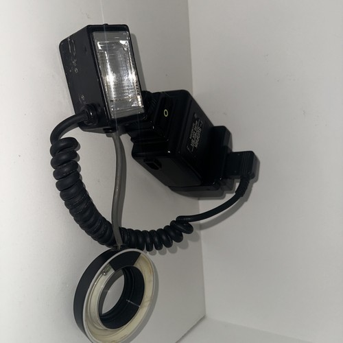 SUNPAK AUTO THYRISTOR DX-8R RING LIGHT MACRO FLASH SET FOR Minolta - Picture 4 of 7