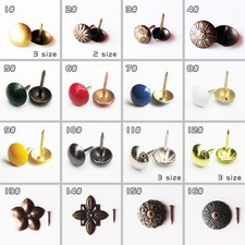25/100pc Vintage Upholstery Nail Jewelry Box Sofa Shoe Door Decorative Tack Stud