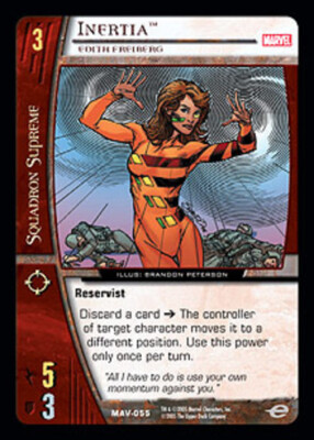 VS System: Inertia, Edith Freiberg [Played] VS: Marvel The Avengers TCG CCG Clas