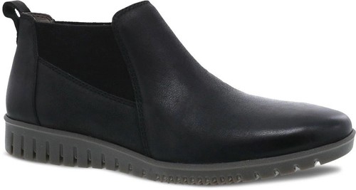 Dansko Louisa Black Burnished Calf Leather Ankle Booties Women's Size 11/41 NEW - Picture 11 of 11