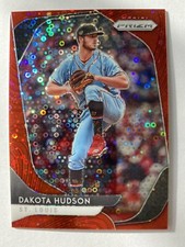 2020 Prizm Dakota Hudson 99 Red Donut Circles Prizm St. Louis Cardinals 