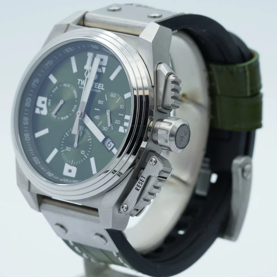 Tw Steel Canteen Chronograph Tw1116 46Mm Papers Rare Beautiful Condition - Image 4 of 4
