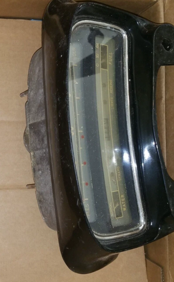 Instrument speedometer Fiat 1100 D 90 MPH fuel gauge dashboard Veglia Borlett - Image 2 of 4