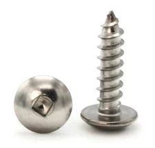 #10 Sheet Metal Screws - Stainless Steel Square Drive Truss Head - Select Size