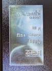 NEW Valcambi Suisse-One(1)-10Gram Silver Bar From 10x10 Breakable--Uncirculated-