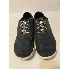 OluKai Nohea Moki Mens 12 Black Mesh Lace Up Casual Comfort Sneakers