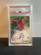 2018 Bowman’s Best - Sandy Alcantara Rookie Auto - Green 89/99 #B18-SA PSA9!!!