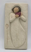 Willow Tree Plaque "From the Heart"  Love, Heartfelt & True 2002 Susan Lordi VTG