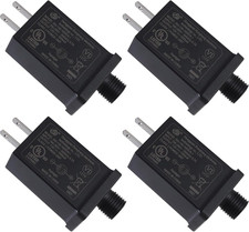 4Pack Replacement Yard Inflatable Adapter, 12V 1.0A Power Supply Adaptor for Out