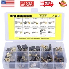 Electric Motor Carbon Brushes 10 Different Sizes for Replacement Repair Power...
