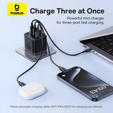 LOT 65W Type-C USB-C Laptop Adapter Charger for Dell HP Lenovo ASUS Acer Phone