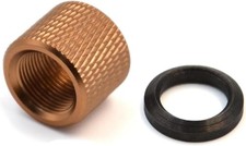 Brown Color Aluminum 6061 T6 1/2''x 28 Thread Protector 1/2''-28 Thread