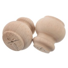  2 Pcs Pieds Modernes En Bois Massif Table Pour Basse Meuble Télé