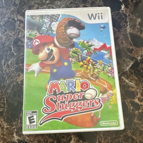 Nintendo Mario Super Sluggers Nintendo Wii 2008 Multiplayer Manual Included