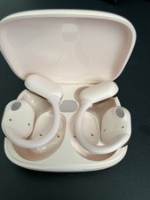 Miniso Wireless Bluetooth Earbuds Gold Tone w/ Charging Case Tested Working