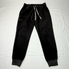 FIGS Technical Collection Women s Drawstring Jogger Scrub Bottoms Pants M Black
