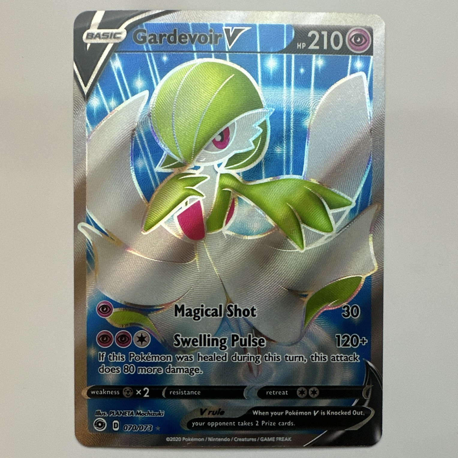 The Pokémon Company Gardevoir V 70/73 Champions Path Ultra Rare Holo Eng 210HP