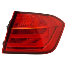 Tail Light Lens and Housing Right Outer For 2012-2015 BMW 328i 335i Sedan