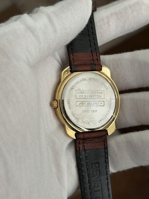 Rare Vintage Bulova Benetton Men's Quartz Sports Watch JDM 1980s